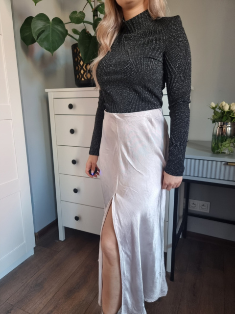 Maxi skirt, "satin", viscose, size M Maxi skirt, "satin", viscose, size M