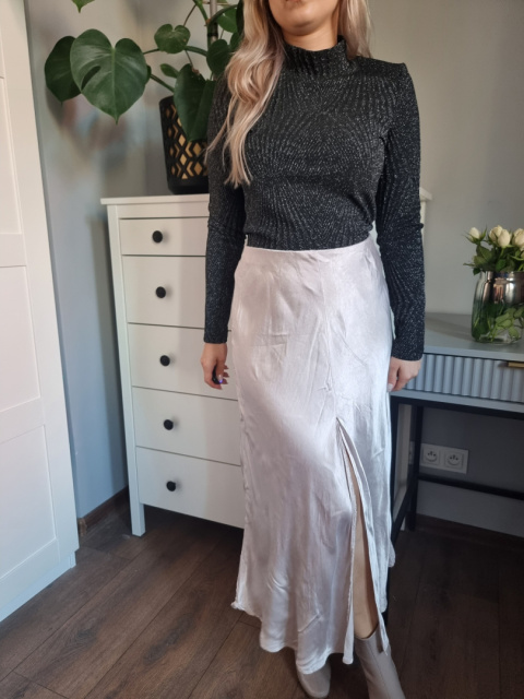 Maxi skirt, "satin", viscose, size M Maxi skirt, "satin", viscose, size M