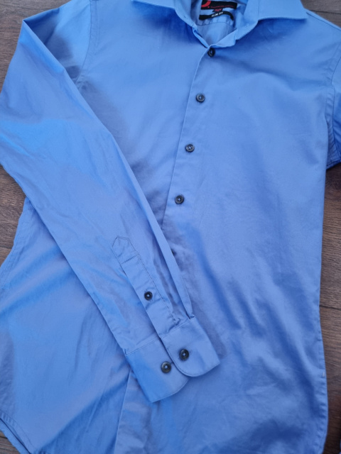 Koszula bawełniana DRESSMANN Slim Fit r.XS Koszula bawełniana DRESSMANN Slim Fit r.XS