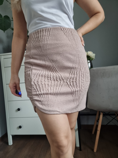 Sukně, mini, pudrově růžová, NLY Trend r. M Sukně, mini, pudrově růžová, NLY Trend r. M