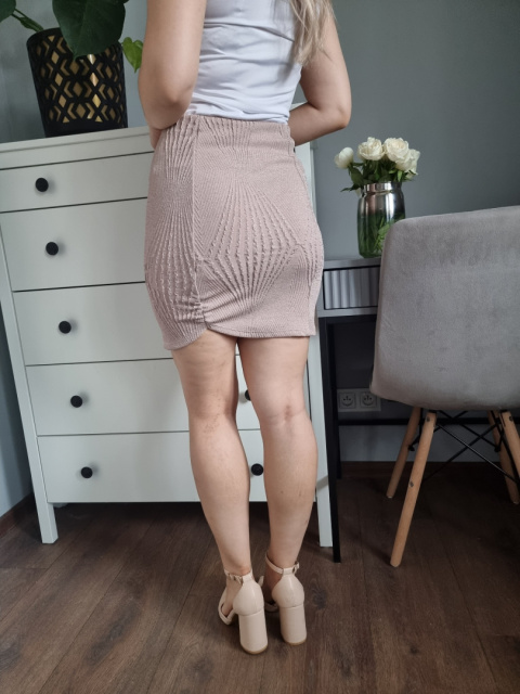 Sukně, mini, pudrově růžová, NLY Trend r. M Sukně, mini, pudrově růžová, NLY Trend r. M