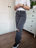 Jeans with holes, rips, SHEIN, r. XS