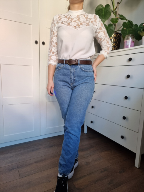 Světle modré mom jeans od H&M Světle modré mom jeans od H&M