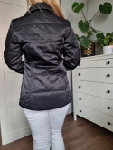 Czarna pikowana elegancka klasyczna kurtka taliowana, GANT, r. S