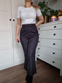 Warm pants. 7/8, flared, viscose, GINATRICOT, r. S