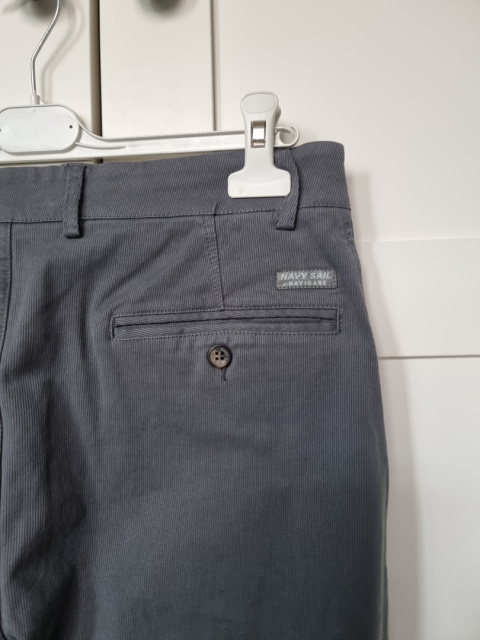Grey striped trousers NAVY SAIL, r. 48 Grey striped trousers NAVY SAIL, r. 48
