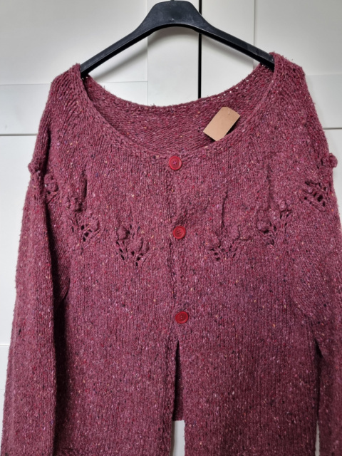 Bordowy sweter hand made Bordowy sweter hand made