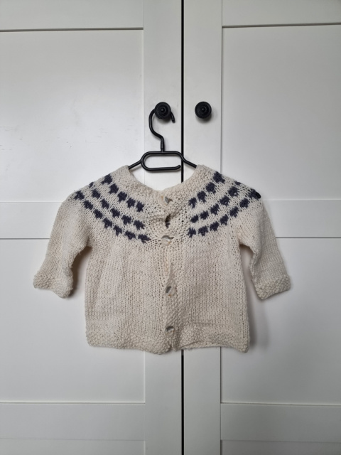 Children's sweater in Scandinavian style, handmade from wool. Children's sweater in Scandinavian style, handmade from wool.