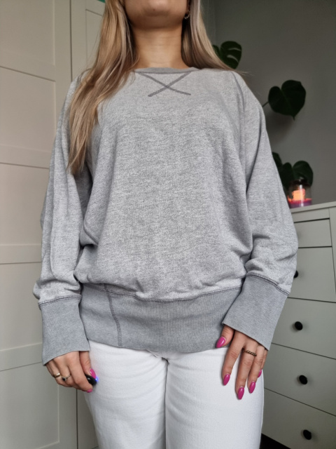 Šedá mikina Malene Birger, r. L Šedá mikina Malene Birger, r. L