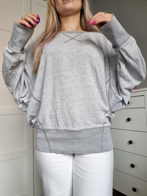 Šedá mikina Malene Birger, r. L Šedá mikina Malene Birger, r. L