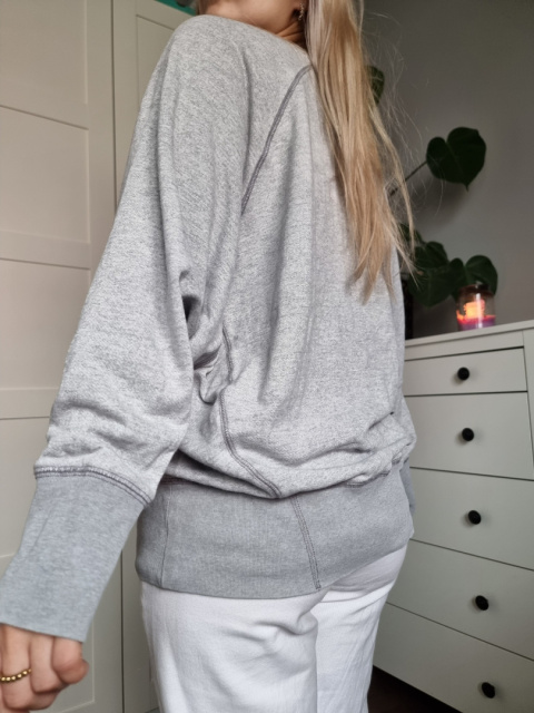 Šedá mikina Malene Birger, r. L Šedá mikina Malene Birger, r. L