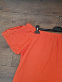 orange Spanish shorts with slit sleeves, size L