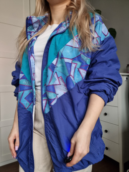 Vintage blue windbreaker, size XL