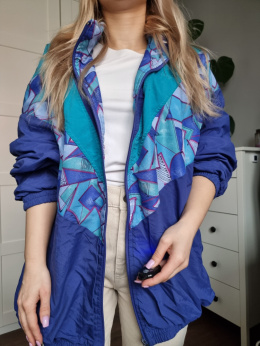 Vintage blue windbreaker, size XL