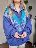 Niebieska wiatrówka vintag, r. XL