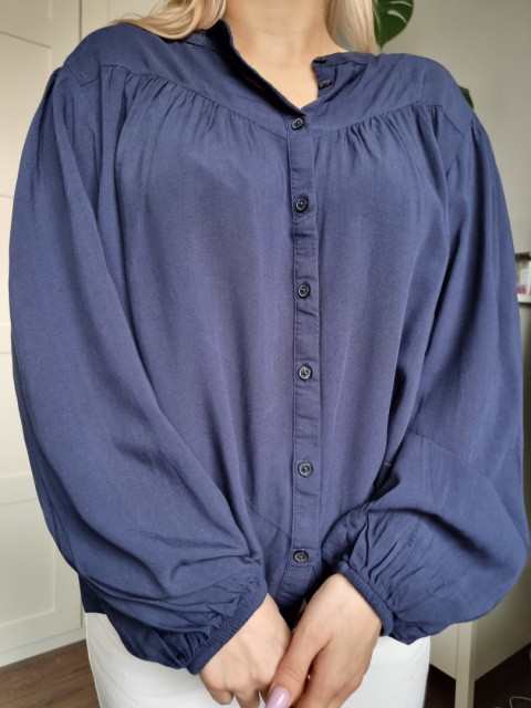 Navy Oversized Shirt, Size 40 Navy Oversized Shirt, Size 40