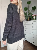 Dark green Melgan alpaca cardigan and wool, Noa Noa, r. XS