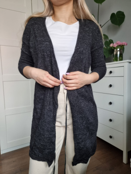 Melanżowy lekki sweter COS z wełny i lnu, r. XS