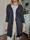 Melanżowy lekki sweter COS z wełny i lnu, r. XS