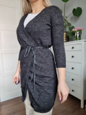 Melanżowy lekki sweter COS z wełny i lnu, r. XS