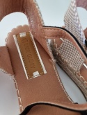 Black and beige espadrilles, lightweight, boho style