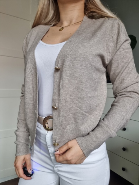 Elegantní modrý svetřík / kardigan s viskózou Elegantní modrý svetřík / kardigan s viskózou
