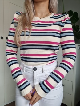 Sweterek /bluzka w paski Zara rozmiar L